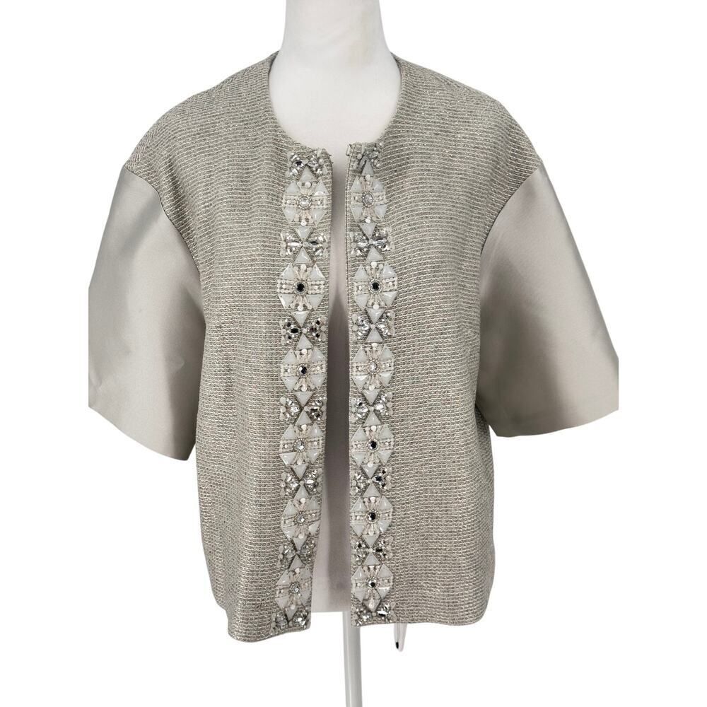 STUNNING NWT St. John Hand Beaded Luxury Jacket Sz 14 - A True Investment Piece!